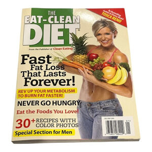 The Eat-Clean Diet by Tosca Reno Weight Loss Guide 30+ Recipes Paperback Book